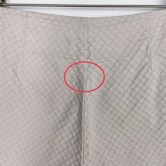 Free People Beige Newman High Waisted Netted Textured Shorts 6 - Picture 4 of 7